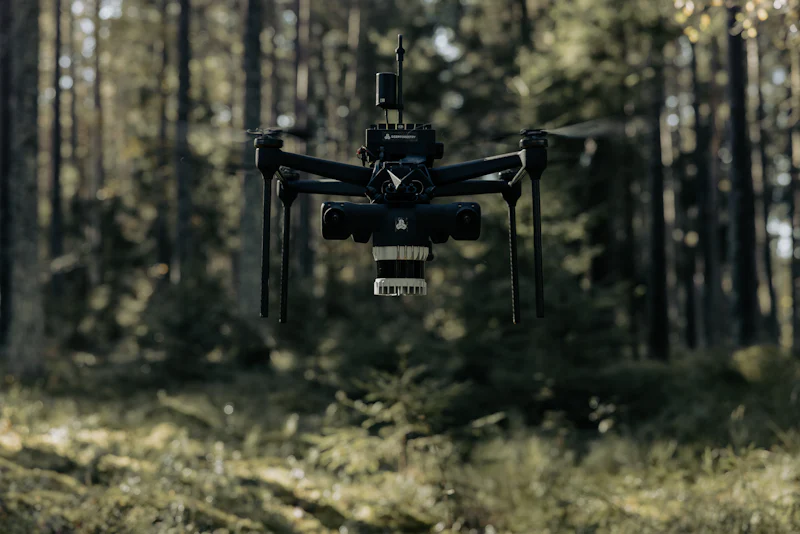 lidar sensor on drone mapping forest