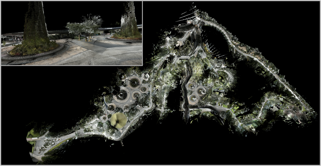 Colored Point Cloud of 800 Million Points