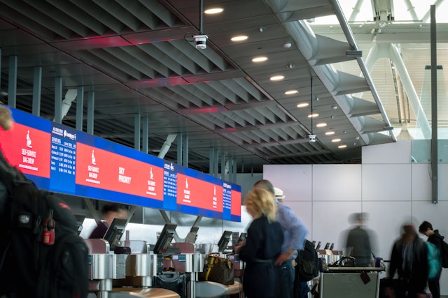 security use case. lidar sensor in airport setting